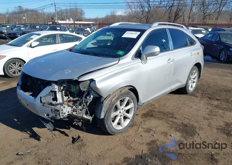 2010 Lexus Rx 350 z USA, uszkodzony, nr VIN JTJBK1BA8A2400146